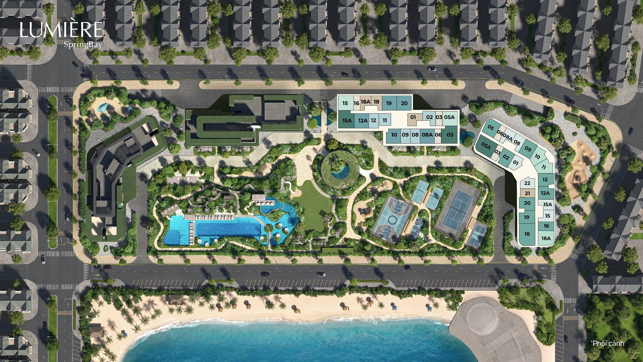 mặt bằng masterise lumiere springbay