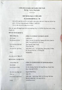 Hợp đồng hợp tác giữa chủ đầu tư và 3HLand